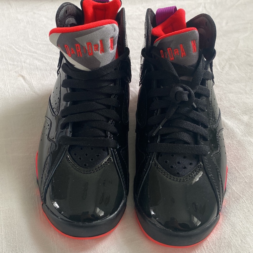 AIR JORDAN 7 RETRO BLACK PATENT LEATHER - Picture 11 of 11